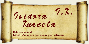 Isidora Kurćela vizit kartica